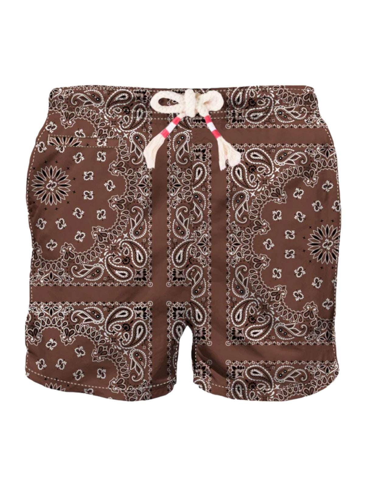 MC2 Saint Barth Disfraz de baño Panrints para hombres Caprese 05589D Marrone
