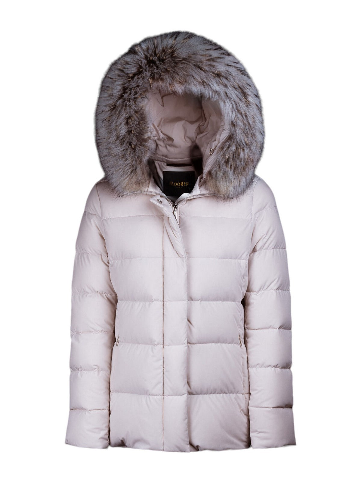 MOORER Piumino Donna Kilie-fur-kn MODGI100891 U0119 Avorio