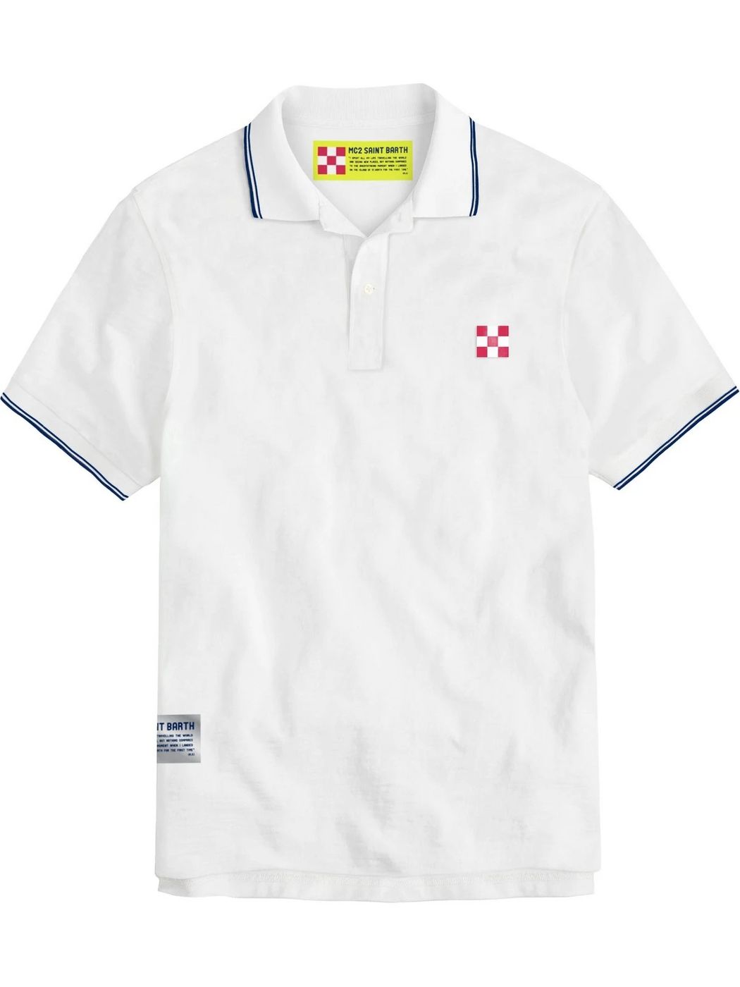 MC2 SAINT BARTH T-Shirt e Polo Uomo  BEVERLY HILLS 01 Bianco gioboutiqueweb